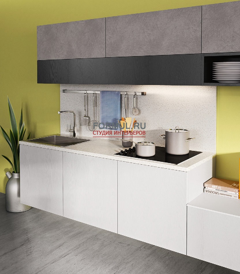 Кухня Berloni Sunny Woody Bianco Cocco